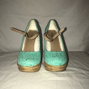 Teal wedges